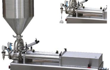 ឧបករណ៍បំពេញ piston ក្បាលពីរសម្រាប់រាវ viscous