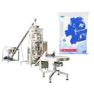 សំណុំបែបបទបញ្ឈរបំពេញផ្លាសម៉ាស៊ីនជាមួយនឹងការប្រកួត Volumetric Cup សម្រាប់អំបិល