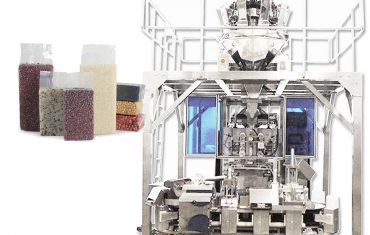 ថង់បូមធូលីប្រភេទឥដ្ឋដោយស្វ័យប្រវត្តិបង្កើតម៉ាស៊ីនវេចខ្ចប់សម្រាប់គ្រាប់ធញ្ញជាតិ