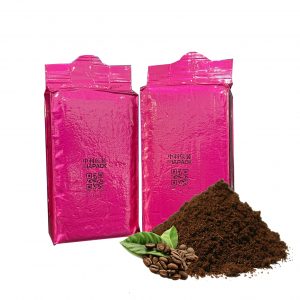 ម៉ាស៊ីនវេចខ្ចប់ថង់បូមធូលីដោយស្វ័យប្រវត្តិសម្រាប់ម្សៅកាហ្វេ 250 ក្រាម។