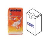 ថង់បាតរាបស្មើដែលមានស្លាកសញ្ញាកំពូលសម្រាប់គ្រាប់ធញ្ញជាតិ